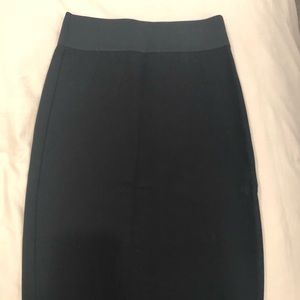 Pencil skirt for work with a bandage waistband